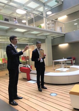 CRBS Inauguration Guillaume Delemazure & Denis Bouvier©H Cheung